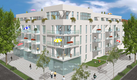 Visualisierung Mehrfamilienhaus